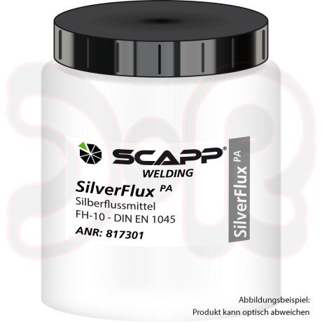SCAPP Welding Wires Silberflussmittel FH 10 Paste, SilverFlux-Extra DIN EN 1045, 500 g Dose