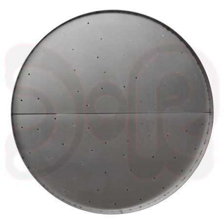 interne Platte Ø 850 mm, aus 1.4301, passend für mobile Schweißkammer Ø 900 mm