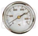 Magnet-Haftthermometer 0 - 300°C, Gehäuse Ø 80mm, sicherer Halt durch 3 starke Greifermagnete