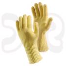 5-Finger-Handschuh, Länge 350 mm, Hitzeschutz bis 250°C, mit Futter, schnittfest, Gr. 10