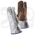 3-Finger-Handschuh, Länge 380 mm, Hitzeschutz bis 250°C/1000°C, einseitig aluminisiert, Gr. 10