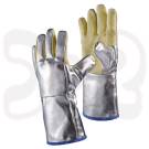 5-Finger-Handschuh, Länge 380 mm, Hitzeschutz bis 500°C/1000°C, Außenhand aus Preox-Aramidgewebe